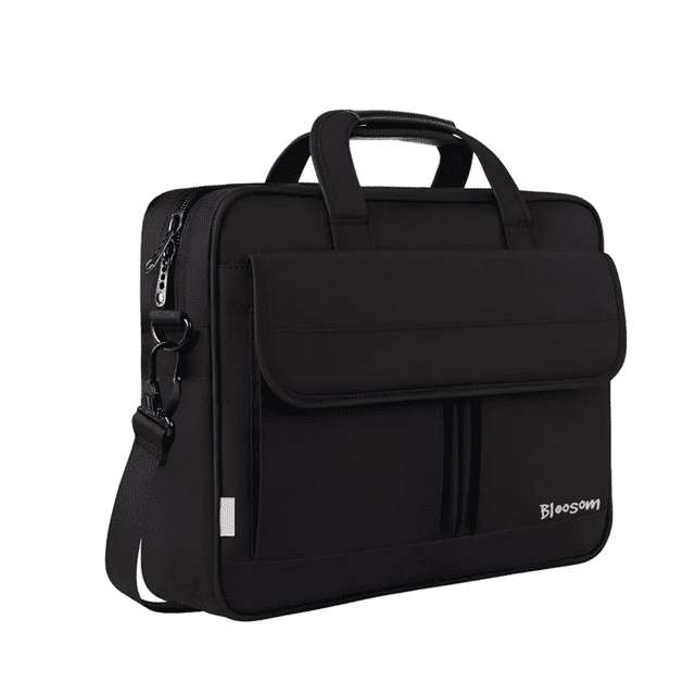 Maletín Bloosom Portafolio Para Laptop De 15.6 In Hombre Impermeable Negro