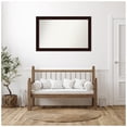 thumbnail image 3 of Amanti Art Custom Framed Wall and Bathroom Mirror (32.25 x 51.25 in.), Coffee Bean Brown Frame, 3 of 7