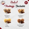 thumbnail image 4 of Dulcet Gift Baskets Old Fashioned Muffins Assortment with Delectable Flavors, 4 of 8