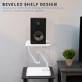 thumbnail image 6 of VIVO Universal White 12" Tensegrity Speaker Stand, Floating Tabletop Platform, 6 of 9
