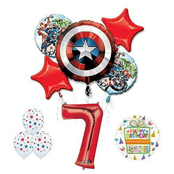The Ultimate Avengers Super Hero 7th Birthday Party Supplies