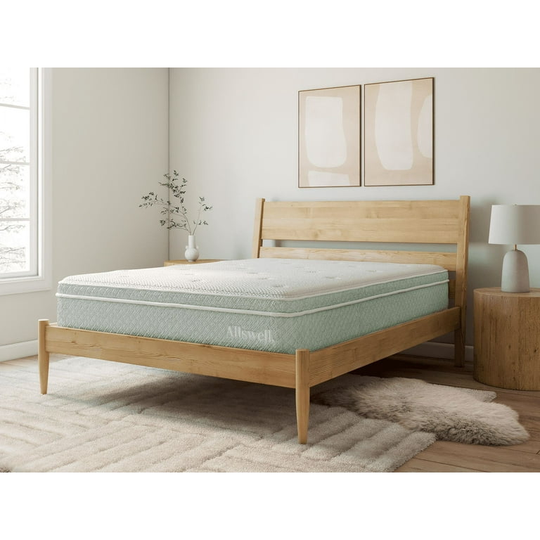 Free Shipping The Allswell Organic 12 Bed in a Box Hybrid Mattress Twin Walmart