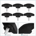 thumbnail image 3 of GOOHOCHY 10 Pcs T Shaped Clamping Hardware Tee Wing Knobs Plastic For Professional Users, 3 of 8