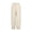 Beige, variant on Womens Linen Pants Cotton Waist Crop Loose Colour Pure Pants Elastic With Pocket Casual Pants Summer Pants