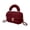 Brick Red, variant on Purses For Women Women Woven Handbag Multifunctional Tote Crossbody Shoulder Bag DIY Knitting Material Kit Pink A