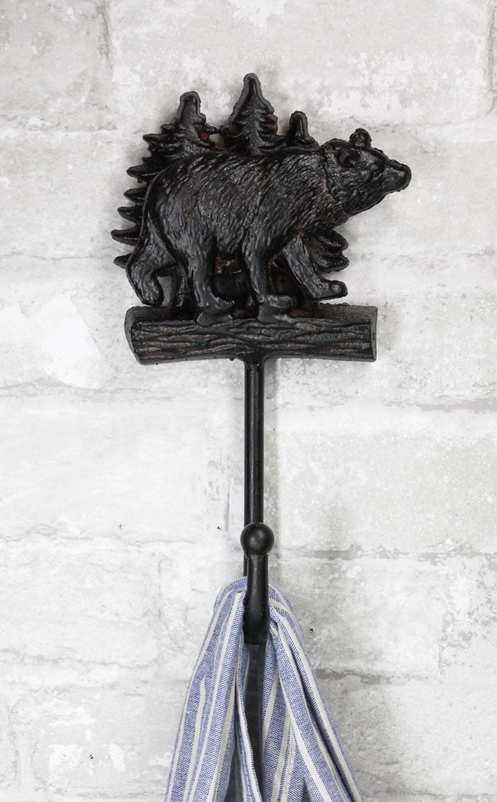 Bear Cast Iron Coat Hanger