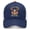 Navy-blue-orange-1, variant on 250 Anniversary USA hat, Patriotic Baseball Cap, Eagle & Liberty, Bald Eagle Patriotic Baseball Cap