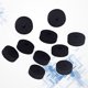 thumbnail image 2 of 10PCS 40mm Silenciador de bombo Arandelas de fieltro redondas Platillos Fieltro Almohadillas Accesorio de platillos (Negro), 2 of 6