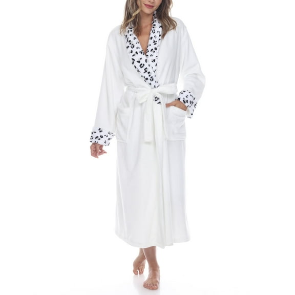 White Mark Women's and Women's Plus Super Soft Lounge Robe