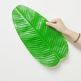 thumbnail image 6 of Visland 5PCS Artificial Banana Leaves, Faux Tropical Leaves for Hawaiian Luau Party Jungle Beach Island Adventure Theme Party Wedding Home Kitchen Decor Table Runner Centerpiece Place Mat, 6 of 6