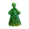 thumbnail image 2 of Escultura de ángel de cristal decorativa luminosa para escritorio Verde, 2 of 9