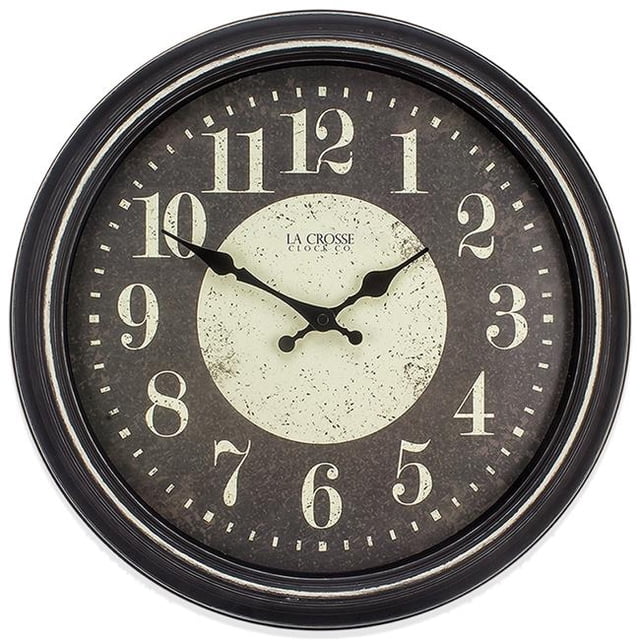 La Crosse Technology 404-2640 15.75 in. Plastic Wall Clock