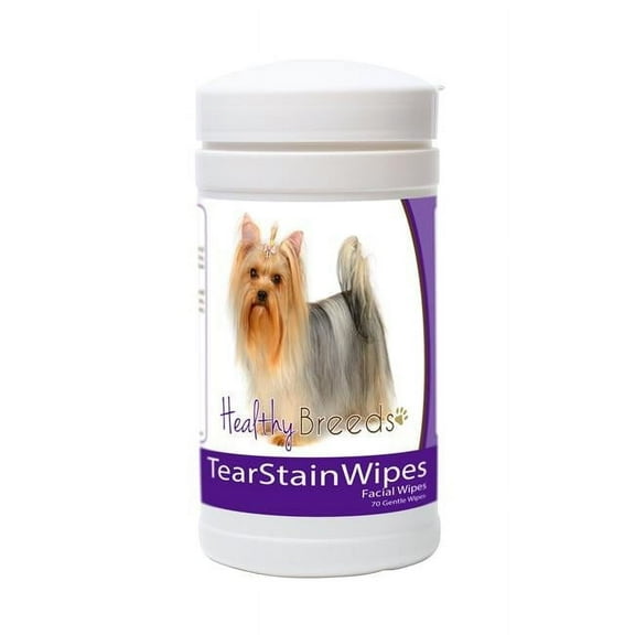 Healthy Breeds Yorkshire Terrier Tear Stain Wipes
