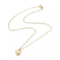 thumbnail image 2 of QQTDFG 304 Stainless Steel Pendant Necklace Chain Lobster Heart Gold 17.5" 1.5mm&nbsp; A225-default, 2 of 3