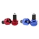 thumbnail image 1 of 4x Universal Handlebar Ends Handle 22mm Motocicleta Antivibración Azul + Rojo Para Yamaha Macarena Clavija del extremo de la barra de la motocicleta, 1 of 8