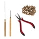 thumbnail image 1 of Alicates para quitar extensiones de cabello, 4 piezas Alicates para pelucas de cabello Alicates para extensiones de cabello Anillos de silicona para extensiones de cabello Diseño fácil de usar, 1 of 8