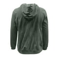 thumbnail image 5 of Classic Washed Minimalist Solid Color Hoodie Jacket Relaxed Fit Pullover For Men And Adults Casual Wear Oversized Pullover Long Sleeve Crewneck Casual Tops, 5 of 5