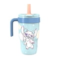 thumbnail image 3 of Zak Designs 10oz Stitch Double Wall Stainless Steel Cruiser Tumbler with Handle and Soft Silicone Straw, Leak-Proof, 3 of 5
