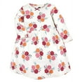 thumbnail image 3 of Hudson Baby Girl Cotton Dresses, Autumn Rose, 3 Toddler, 3 of 4