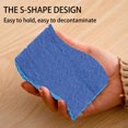 thumbnail image 3 of Naierhg 1/6/9Pcs Sponge Dishwashing Brush Rust-Resistant Open-Air Design Fast Cleaning Pulp Cotton Sponge Dish Cleaning Scrubber, 3 of 8