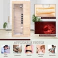 thumbnail image 3 of Home Sauna with 6 Far-Infrared Heating Panels, 3 of 7