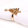 thumbnail image 4 of 4pcs Napkin Rings Christmas Napkin Ring Christmas Tree Napkin Rings Ring Shape Christmas Christmas Tree Deer Napkin Buckle Christmas Wedding Table Decoration, 4 of 5