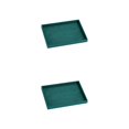 thumbnail image 3 of Guardoinrt Display Tray Velvet Cloth Made Scratch-proof Home Storage Stackable Jewelry Trays Jewelry Display Tray Showcase Display Green 2Set, 3 of 6