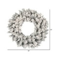 thumbnail image 4 of Vickerman A193730 30 in. Frosted Silver Wreath with 180 PVC Tips, 4 of 4