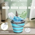 thumbnail image 5 of BTTGGLhn Folding Washing Machine, Portable Small Dormitory Socks And Underwear Cleaner, Ultrasonics Turbine Mini Washing Machine, 5 of 6