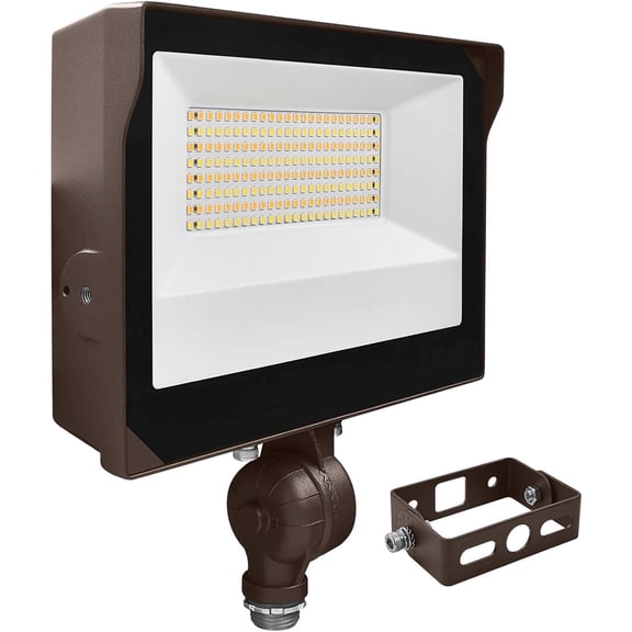 Luxrite 35/50/60W LED Flood Lights Photocell Up to 8760LM 3CCT IP65