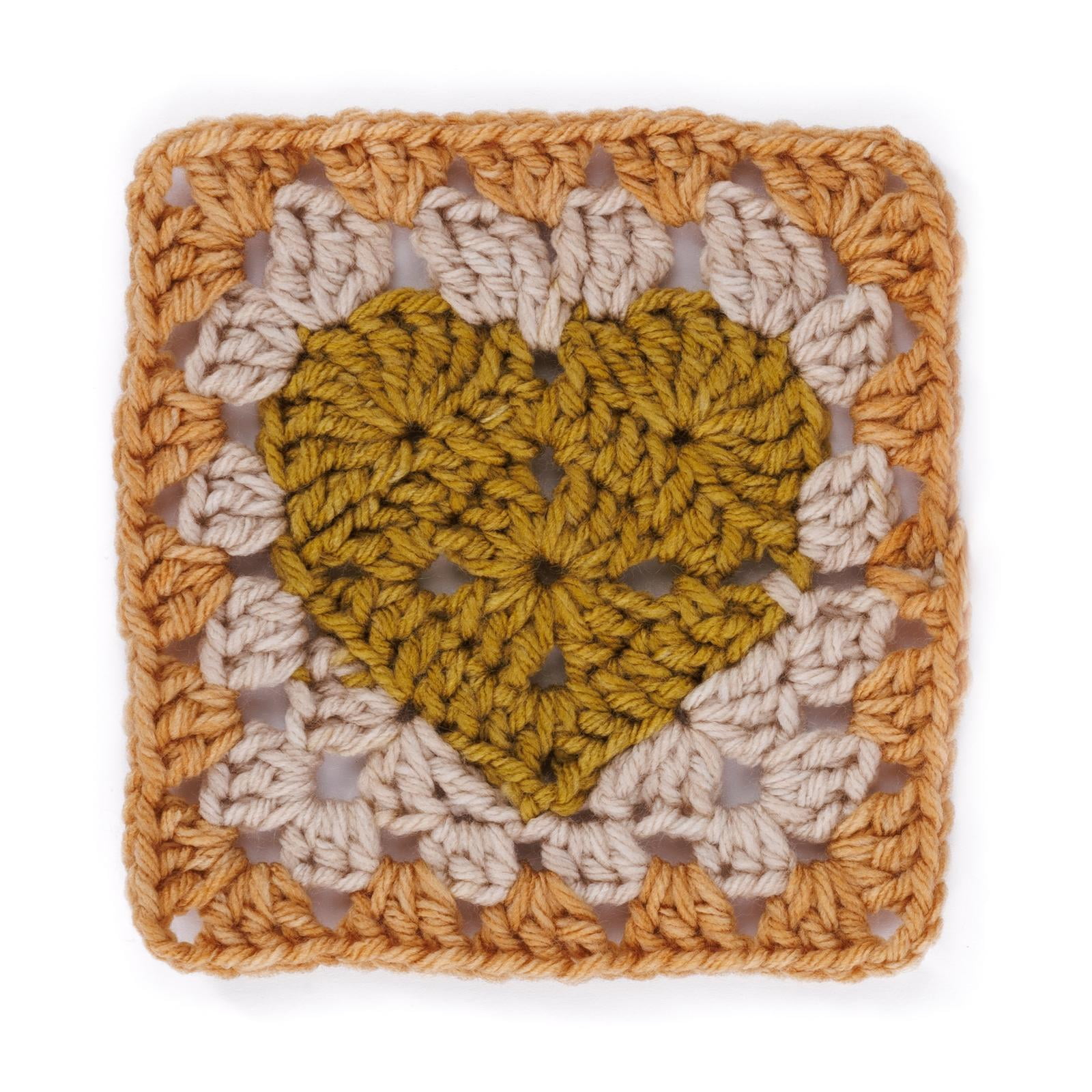 Red Heart® AIO Sweet Hearts™ #4 Worsted (Medium) Acrylic Yarn, Heart Of Gold 8.8oz/250g 440 Yards (3 Pack)