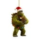 thumbnail image 1 of Adornos navideños de acrílico divertidos para colgar en el árbol de Navidad | Decoración navideña | Decoraciones festivas | 8 cm de diámetro, 1 of 5