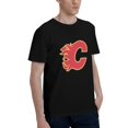 thumbnail image 2 of Calgary Flames Fashion Men'S Short Sleeve T-Shirt Black Large, 2 of 5