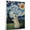 Akita, variant on Barbet Cute Dog Golf Stretched Canvas Size 8x12 – Retro Barbet Dog Batter in Action With Golf for Themed Living Room