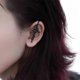 thumbnail image 2 of Rose Thorns Heart Earring Sweet Cool Ear Pin Piercing Alloy Ear Studs Stylish Accessories for Parties and Event White, 2 of 4