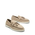 thumbnail image 4 of Women's Slip-On Loafers with Tassel Detail 0.8" Low Heel Comfortable Work Shoes for Women, 4 of 7