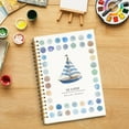 thumbnail image 5 of Watercolor Practice Workbook for Beginners, 12 Illustrated Pages, Step-by-Step Guide, Lay-Flat Perforated Binding, 120 lb Paper, Relaxing Art Activity for All Ages Today’s Must-Have Bargains, 5 of 5