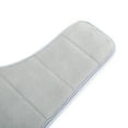 thumbnail image 4 of 20" x 24" Memory Foam Bathroom Rugs Toilet Mats, U-Shaped Commode Contour Rug, Super Water Absorption, Gray, 4 of 6