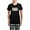 With Checker Pant, variant on CafePress - Four PBGV Women's Dark Pajamas - Women's Short Sleeve Print T-Shirt and Pants Dark Cotton Pajama Set