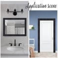 thumbnail image 7 of 3pcs 7.55FT x 3.15Inch Black Molding Peel and Stick Flexible Foam Trim Self Adhesive Wallpaper Border 3D Sticky Decorative Wall Edging Foam Baseboard Mirror Border Wall Lines Decor DIY, 7 of 7