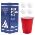 thumbnail image 2 of BayView Ensemble de Beer Pong Complet / 24 Tasses et 4 Balles / le Jeu à Boire #1 des Américains, Réutilisable, 2 of 4
