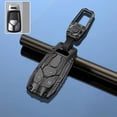 thumbnail image 2 of Zinc Alloy Key Fob Cover,Keychain,Full Protection Car Key Case for Audi A4 A5 A6 A7 Q5 R8 S4 S5 S6 S8 SQ5 SQ7 TT RS4 Smart Remote Keyless Keyshell Accessories, 2 of 6