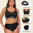 thumbnail image 5 of Qylux Wireless Bras for Women Full Coverage Soft Wirefree Bras Comfort Everyday Bras, 5 of 6