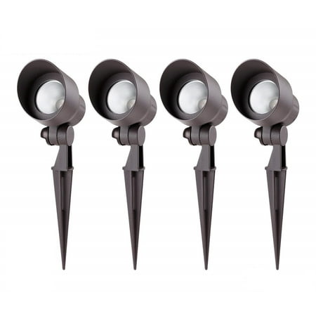 LEONLITE 4 Pack LED Landscape Light, 5W Outdoor Landscape ... LEONLITE 4 Pack LED Landscape Light, 5W Outdoor Landscape ...