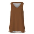 thumbnail image 4 of Tank Tops for Women European American V Neck Loose Sleeveless Summer Tops, 4 of 5