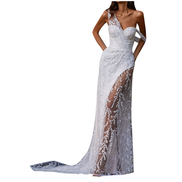 off the shoulder wedding dresses for bride 2022 floral embroidered lace ...