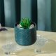 thumbnail image 1 of Elegante jarrón esmaltado para decoración de sala de estar, mueble de plástico para arreglos florales, utensilio moderno para flores secas, elegante soporte para florero, decoración para el, 1 of 7