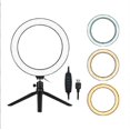 thumbnail image 1 of Mobile phone live photography LED selfie beauty photo shoot internet celebrity bracket USB fill light, 1 of 4
