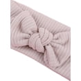 thumbnail image 4 of Gureui Toddler Infant Baby Girls Hair Bands Bows, Solid Color Knot Headwrap Bowknot Headbands Hair Accessories, 4 of 5