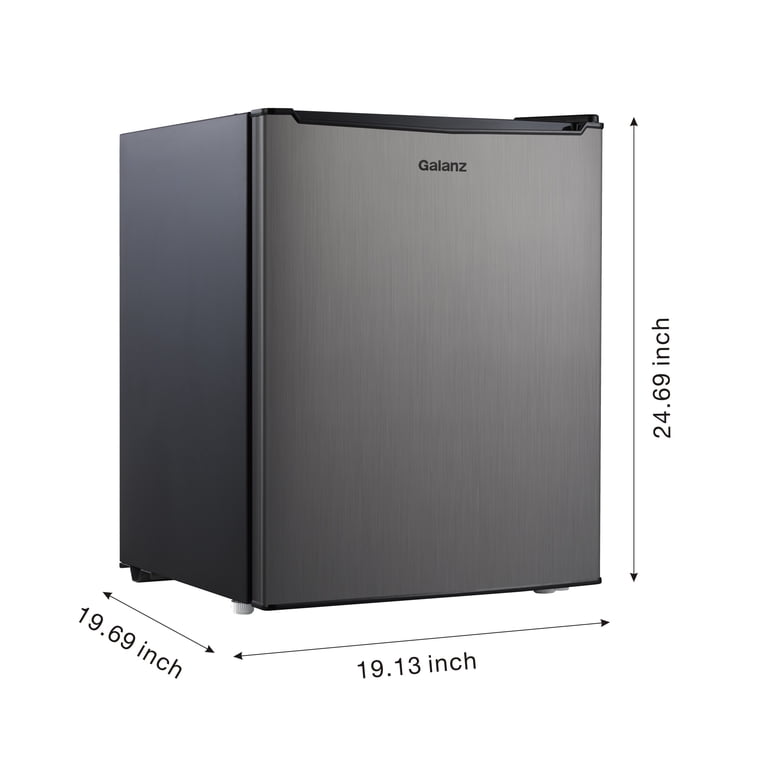Galanz 2.7 Cu ft Mini Fridge for Office, Dorm, Small Spaces